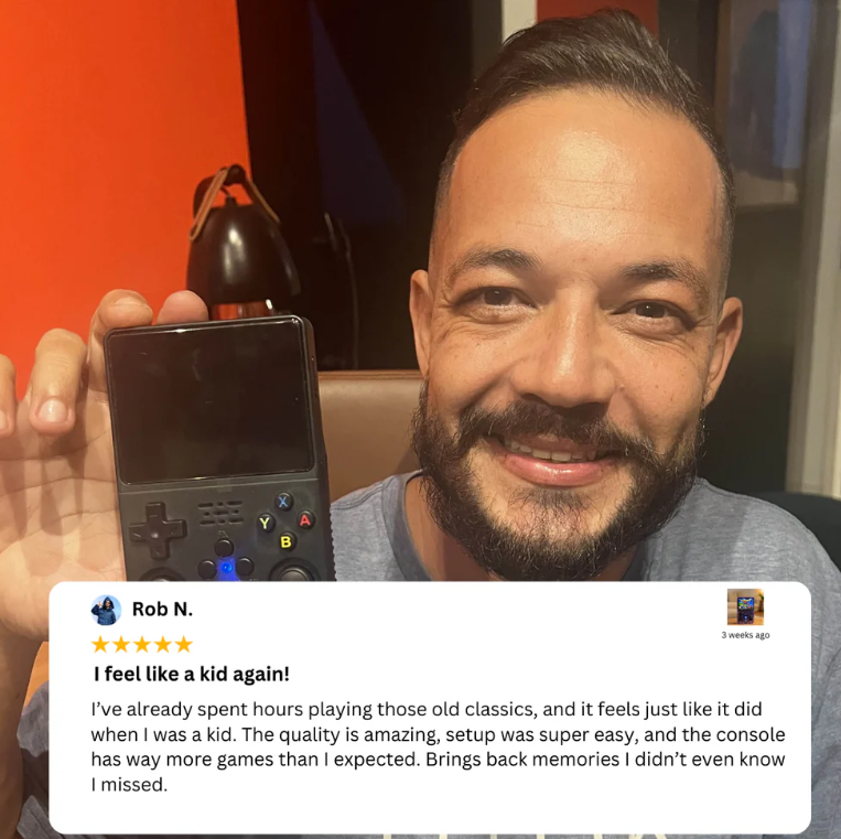 SyncPlay Pro 2 ™ - It’s not just gaming. Your portable nostalgia machine.